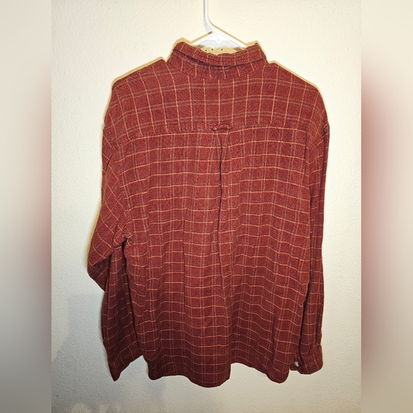 Red Columbia button up shirt flannel - Picture 12 of 14
